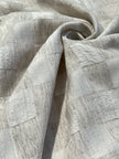 Natural Check Pattern Hemp-Cotton Fabric – 210 GSM