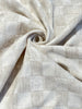 Natural Check Pattern Hemp-Cotton Fabric – 210 GSM