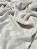 Natural Check Pattern Hemp-Cotton Fabric – 210 GSM