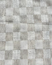 Tissu de gaze froissé de couleur ivoire neutre non blanchi, tissu Sile. Tissu Sile.