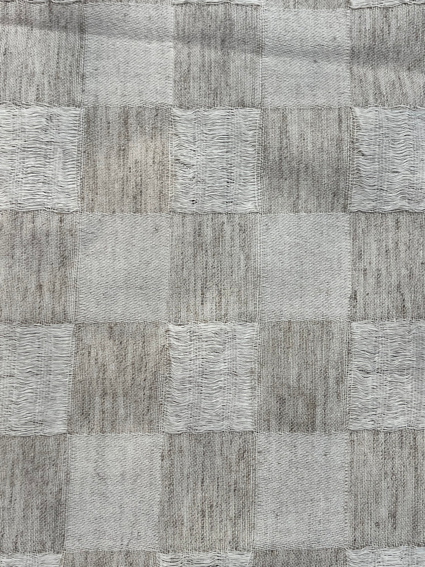 Ağartılmamış Nötr Fildişi Rengi Buruşuk Tül Kumaş, Sile Kumaş. Sile Kumaş.