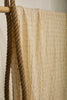 Neutral Textured Cotton Stretchy Crinkle Fabric.