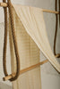 Neutral Textured Turkish Cotton Crinkle Fabric Stretchy.