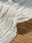 Gauze Crinkle Cotton Fabric By The Meter/80 GSM/ Wide Width: 180 cm.