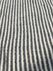 Black Striped Double Layer Muslin Fabric By The Meter.