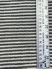 Black Striped Double Layer Muslin Fabric By The Meter.
