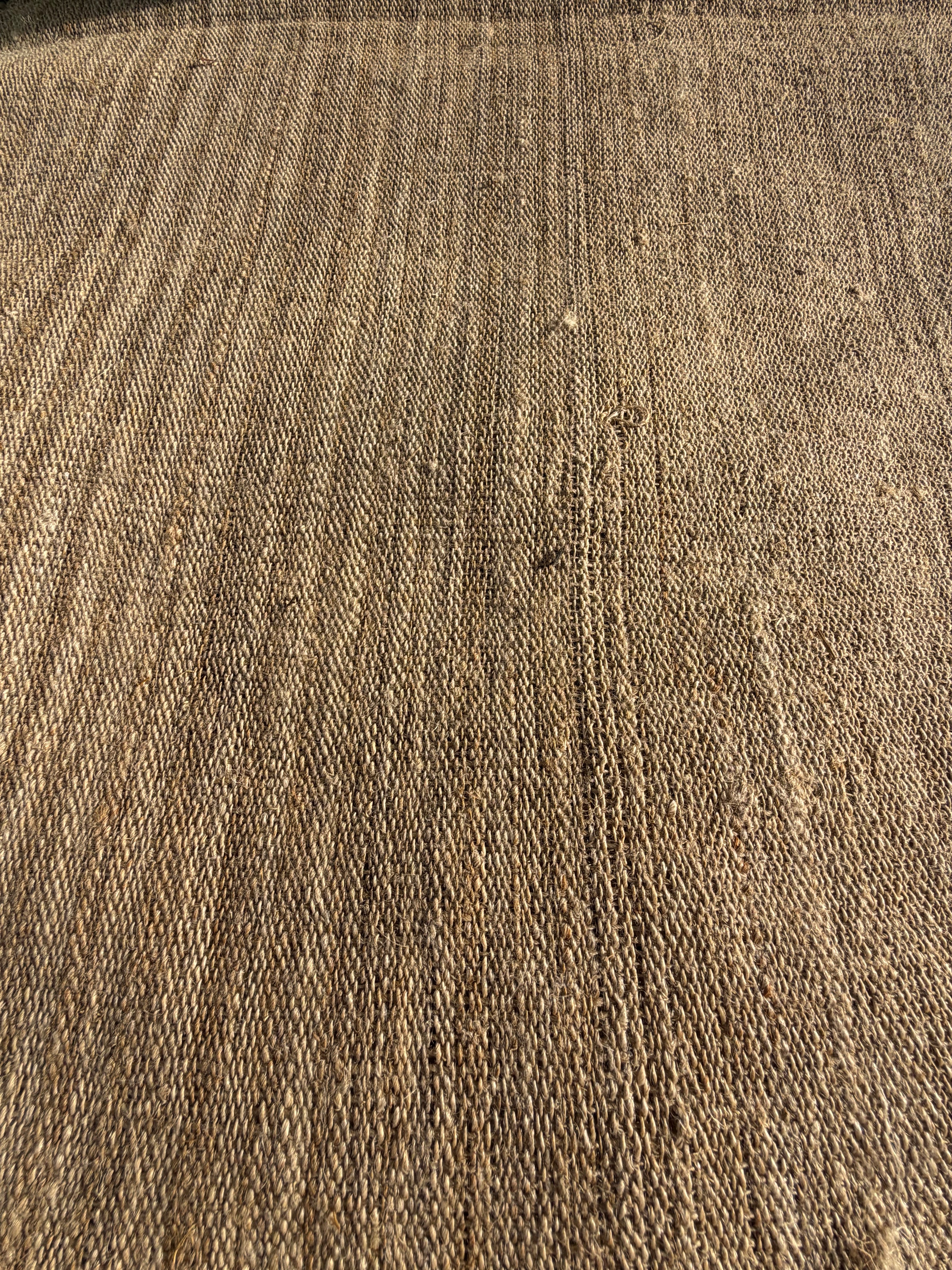 Antique 90-Year-Old Handwoven Linen Fabric | Collectible Heritage Textile from Anatolia | 100% Linen | Limited Edition