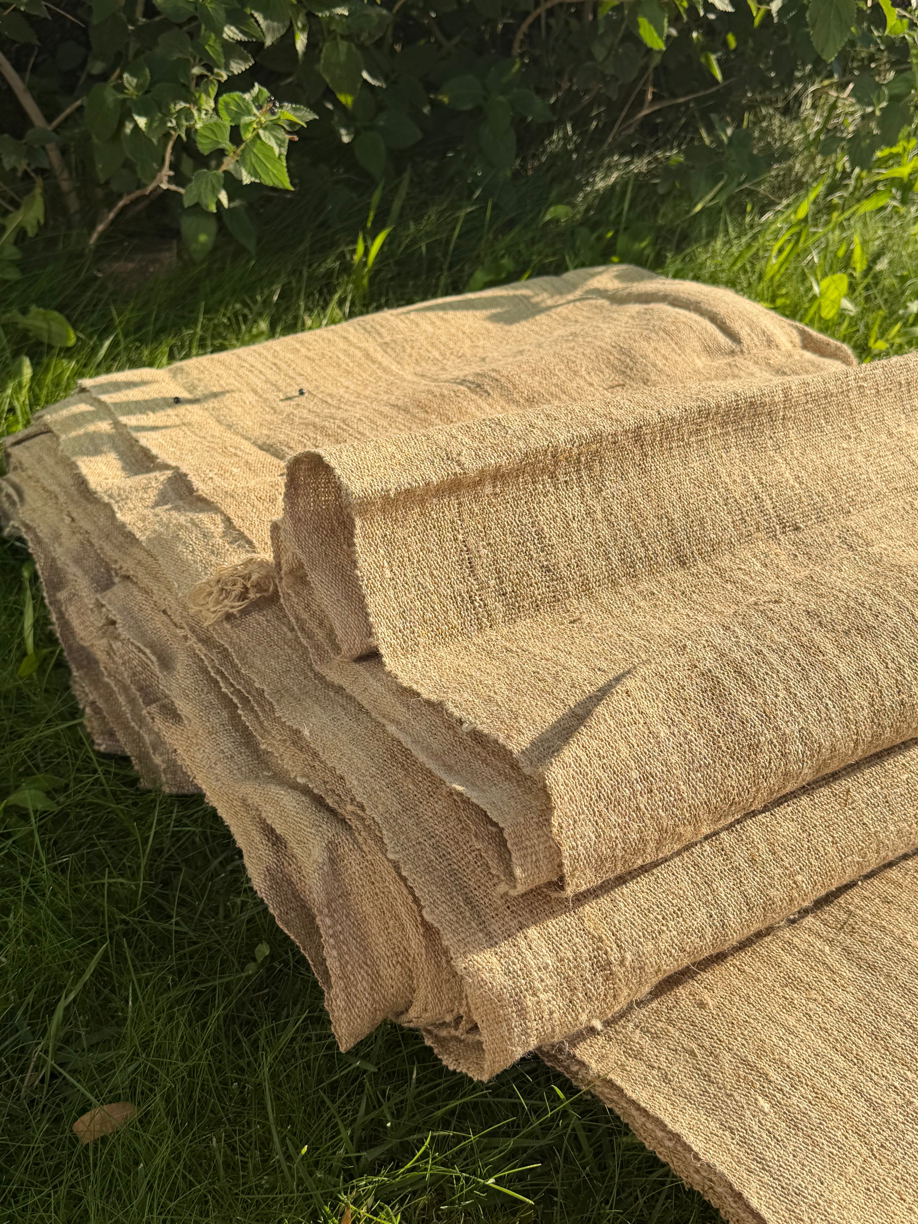 Antique 90-Year-Old Handwoven Linen Fabric | Collectible Heritage Textile from Anatolia | 100% Linen | Limited Edition