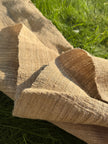 Antique 90-Year-Old Handwoven Linen Fabric | Collectible Heritage Textile from Anatolia | 100% Linen | Limited Edition