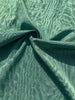 Green Colour Silk Moire Home Textile Interior Fabrics, Watermark Pattern.