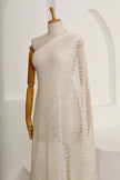 Ivory White Textured Linen Fabric By The Yard Natural Fabrics.