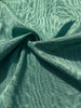 Green Colour Silk Moire Home Textile Interior Fabrics, Watermark Pattern.