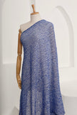 Blue Unique Natural Fabrics: Funky, Sheer, and Textured Cotton Linen.