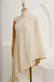 Tissu froissé extensible en coton texturé neutre : qualité unique pour les jupes d'été kimono, tenues pour nouveau-nés | Options extensibles, tissées à la main.