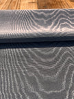 Pastel Blue Colour Silk Moire Home Textile Interior Fabrics, Watermark Pattern.