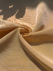 Yellow Silk Fabric, Moire Silk Fabric, Silk By The Yard. Watermark Pattern.