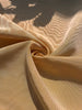Yellow Silk Fabric, Moire Silk Fabric, Silk By The Yard. Watermark Pattern.
