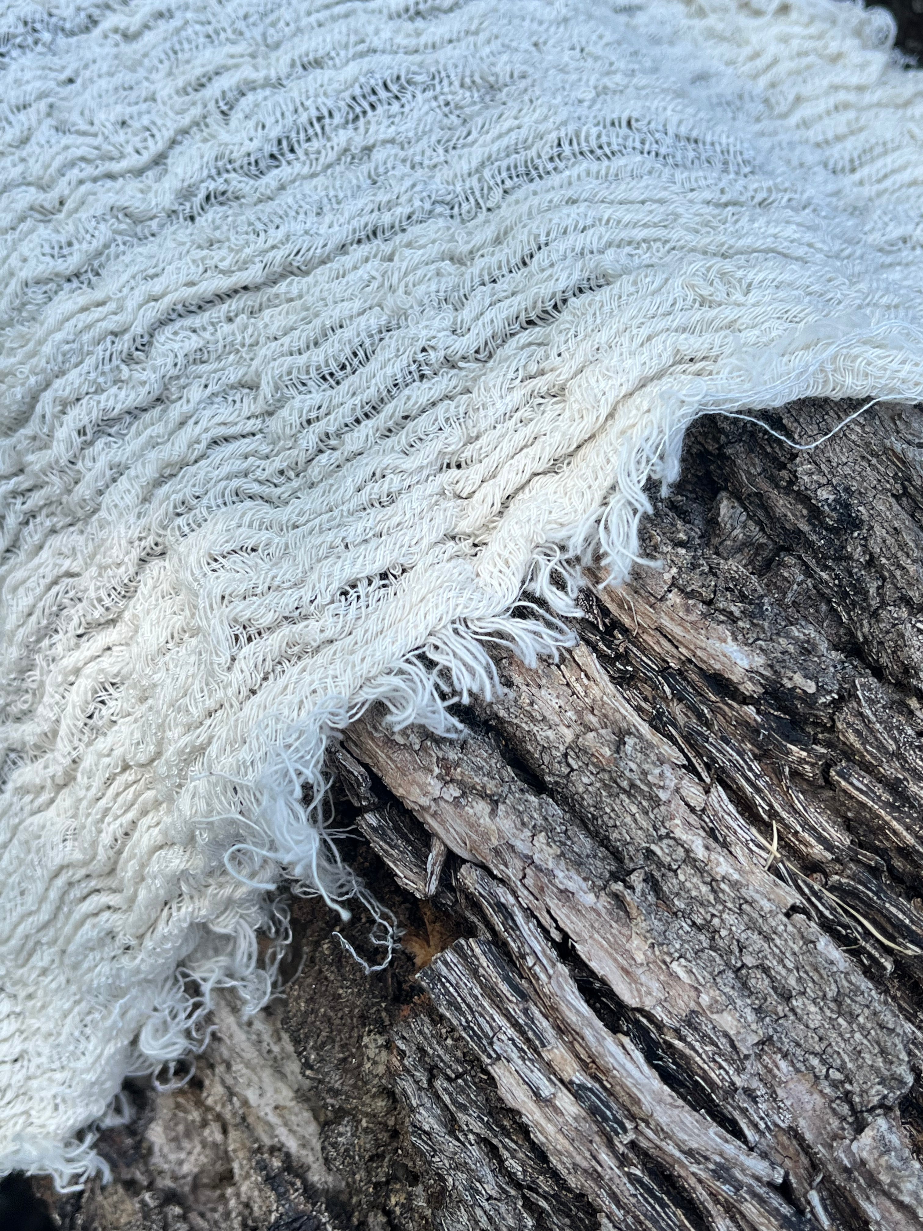 Organic Cotton Fabric, Textured Handloom Semi-Sheer Natural Fabrics ...