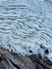Tissu en lin par cour, tissu en coton biologique, tissus naturels semi-transparents texturés / non blanchis, blanc ivoire.