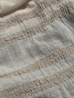 100% Organic Cotton Fabric Panel – Lightweight Fringed Beach Dress Fabric