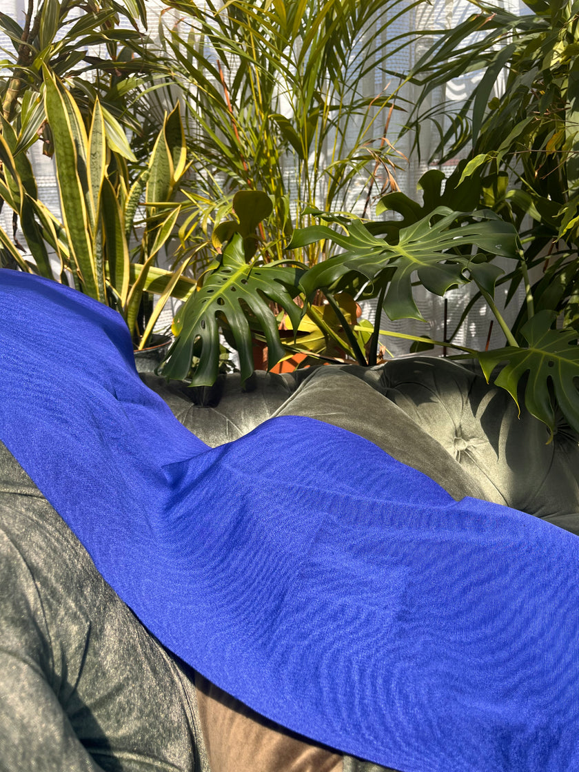 Osmanlı Başlıklı Mavi Lüks İpek Döşeme, Ev Tekstili İç Mekan Kumaşları: Yastık Kılıfları, Kimono Esintili Tasarımlar, Filigran Desenleri.