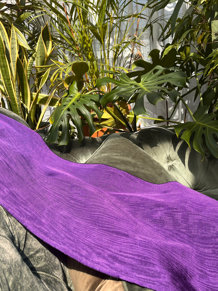 Osmanlı Başlıklı Mor Lüks İpek Döşeme, Ev Tekstili İç Mekan Kumaşları: Yastık Kılıfları, Kimono Esintili Tasarımlar, Filigran Desenleri.