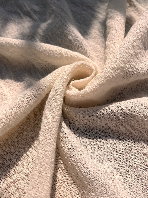 Cotton Gauze Fabric Sheer & Stretchy