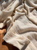 Tissu froissé en coton turc texturé spécial : qualité unique pour les robes d'été kimono et les tenues de nouveau-né | Options de gaze, transparentes et extensibles.