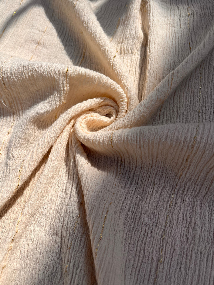 Stretchy Cotton Fabric, Special Textured Turkish Cotton.