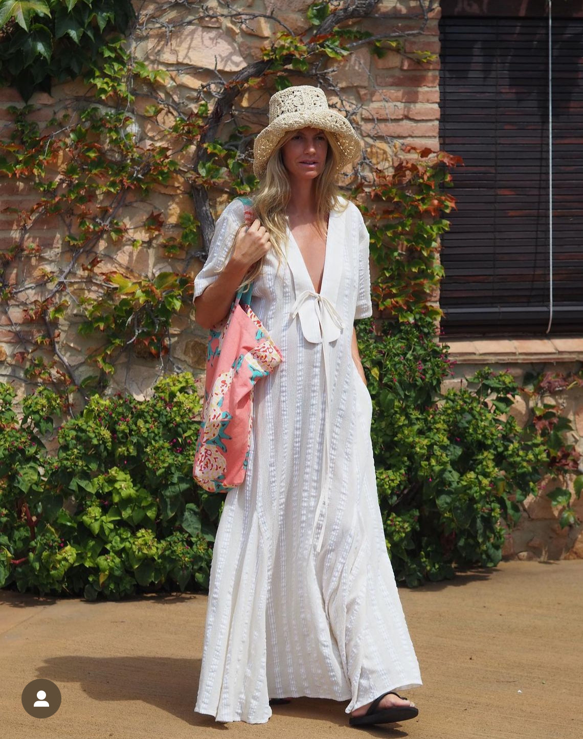 Ecru Cotton Gauze Fabric By The Meter, Neutral Undyed Pin Stripes.