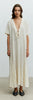 Soft Fluid Wide Striped Mid Weight Softened Linen Cotton Fabric By The Yard
