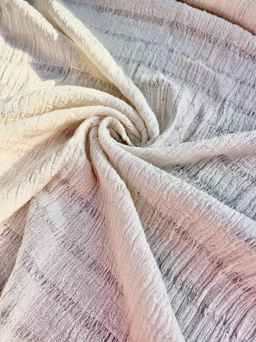 Nötr Dokulu Türk Pamuğu Buruşuk Kumaş: Kimono Yaz Elbiseleri, Yenidoğan Kıyafetleri İçin Benzersiz Kalite | Tül, Şeffaf ve Esnek Seçenekler