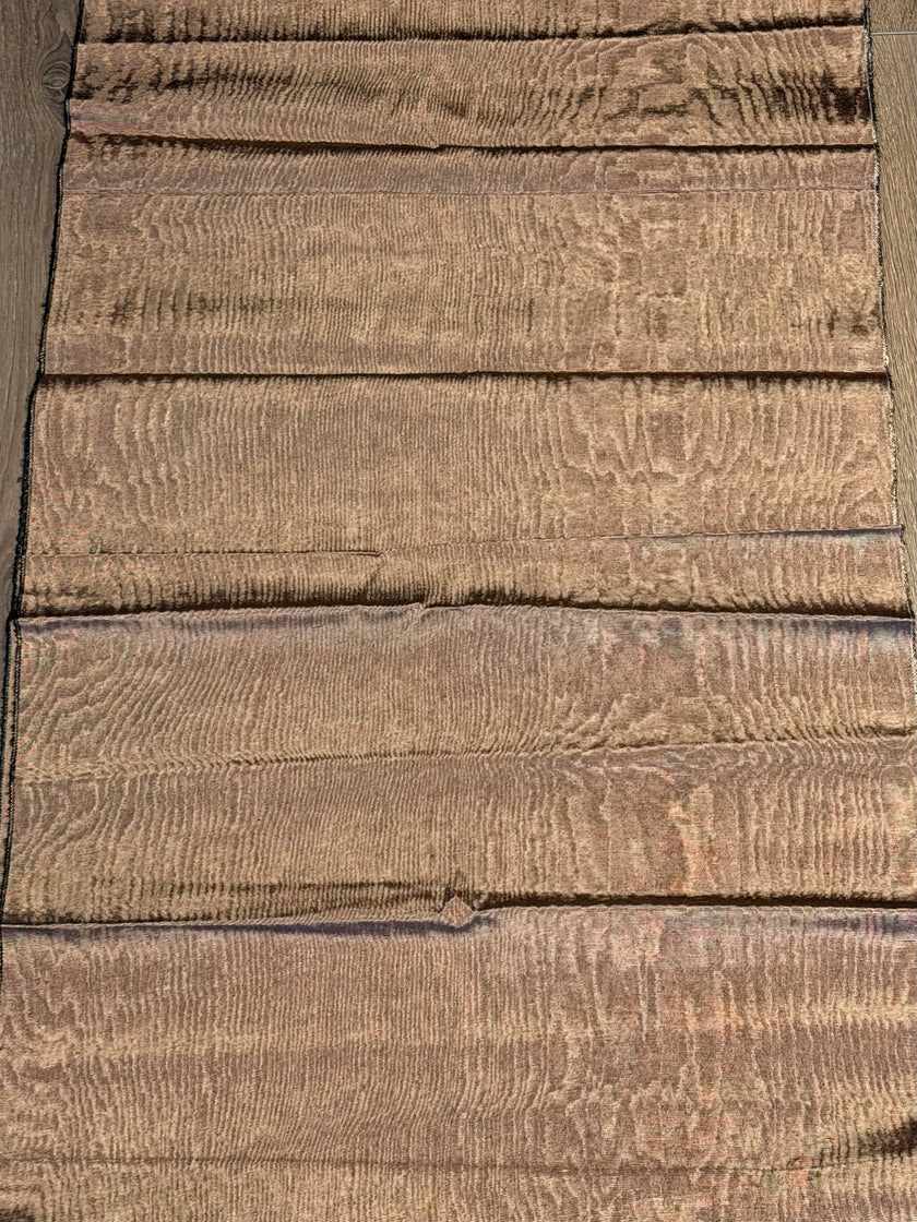 Osmanlı Başlık İçin Kahverengi Lüks İpek Döşeme, Ev Tekstili İç Mekan Kumaşları: Yastık Kılıfları, Kimono Esintili Tasarımlar, Filigran Desenleri.