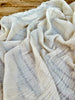 Neutral Textured Turkish Cotton Crinkle Fabric Stretchy.