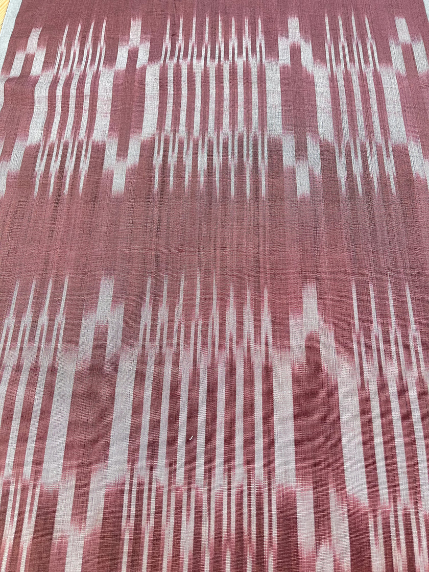 Osmanlı Başlıklı Bordo İkat Çizgili Lüks İpek Döşeme, Ev Tekstili İç Mekan Kumaşları: Yastık Kılıfları, Kimono Esintili Tasarımlar, Filigran Desenleri.