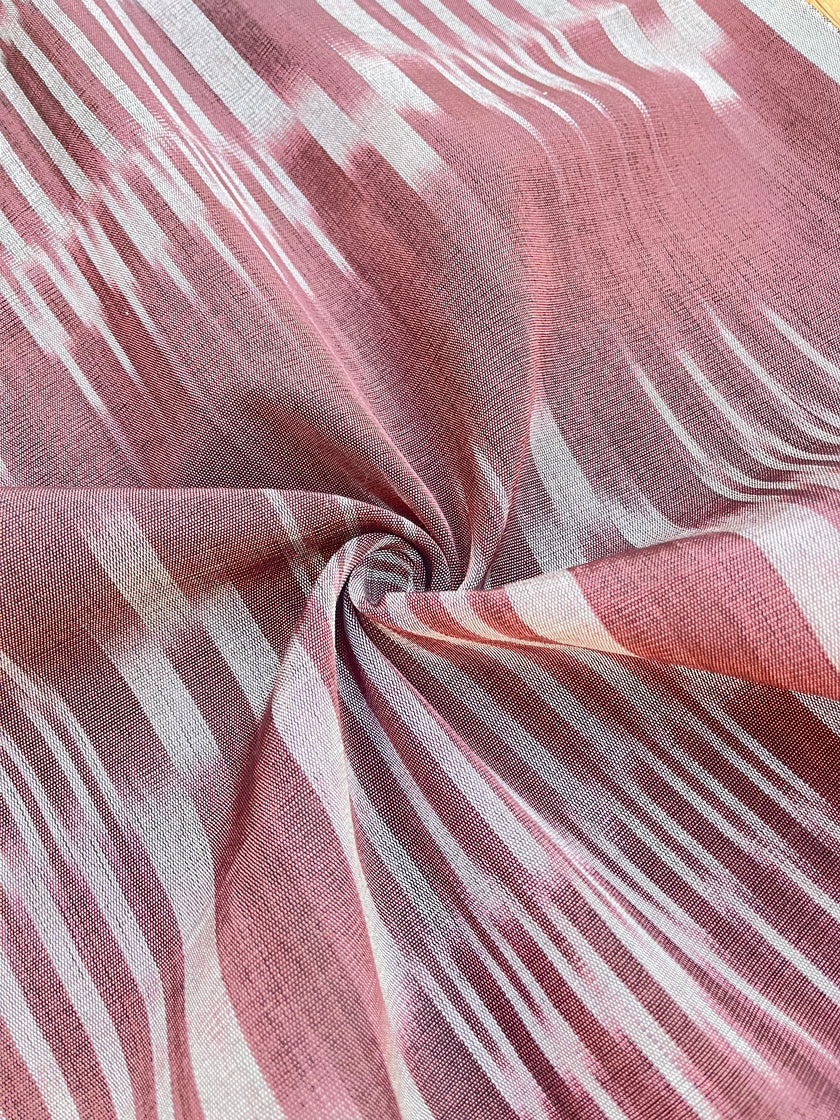 Osmanlı Başlıklı Bordo İkat Çizgili Lüks İpek Döşeme, Ev Tekstili İç Mekan Kumaşları: Yastık Kılıfları, Kimono Esintili Tasarımlar, Filigran Desenleri.