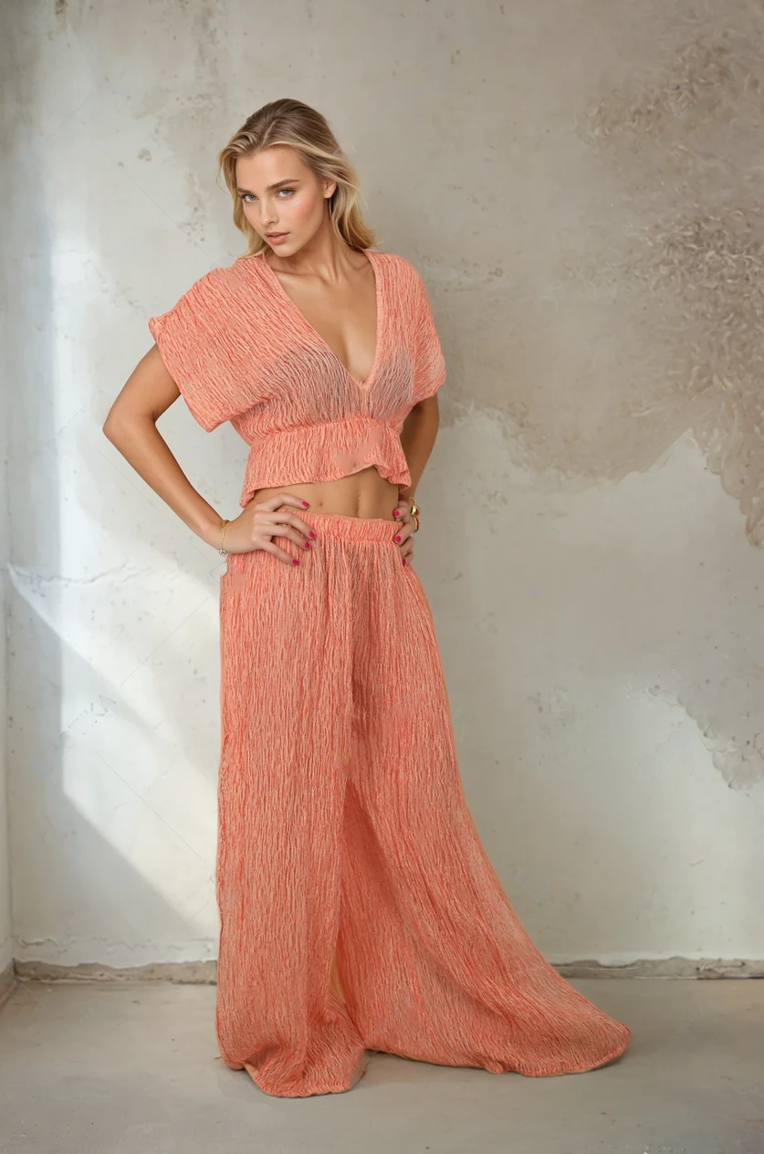 Benzersiz Doğal Kumaşlar: Şık, Şeffaf ve Dokulu Pamuklu Keten Karışımı | Yaz Kreasyonlarınız İçin 3D Dokulu Kaliteli Özel Kumaşlar.