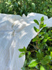 Beige Striped- Black Striped- Brown Striped Neutral Organic Cotton Fabric.