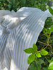 Beige Striped- Black Striped- Brown Striped Neutral Organic Cotton Fabric.