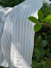 Beige Striped- Black Striped- Brown Striped Neutral Organic Cotton Fabric.