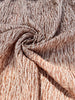 Brown Linen Fabric By The Yard Textured Handloom Semi-Sheer Natural Fabrics.