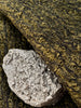 Green Linen Fabric By The Yard Textured Handloom Semi-Sheer Natural Fabrics.