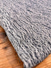 Bluish Gray Linen Fabric By The Yard Textured Handloom Semi-Sheer Natural Fabrics.