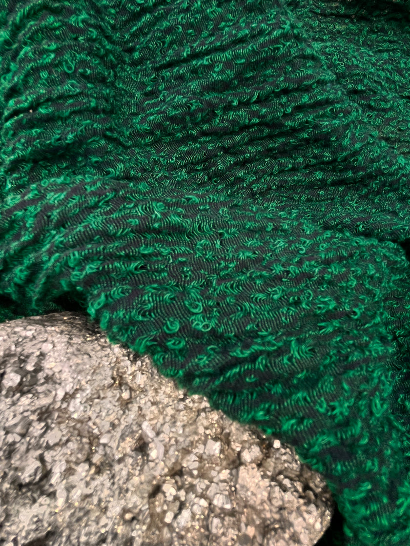 Metre Kare Yeşil Keten Kumaş, Organik Pamuklu Kumaş, Dokulu El Dokuma Yarı Şeffaf Doğal Kumaşlar.