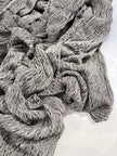 Black White Unique Natural Fabrics: Funky, Sheer, and Textured Cotton Linen.