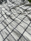 Cotton Gauze Fabric Sheer & Stretchy With Stripes