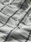 Cotton Gauze Fabric Sheer & Stretchy With Stripes