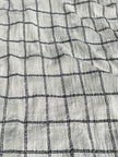 Cotton Gauze Fabric Sheer & Stretchy With Stripes