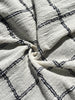 Cotton Gauze Fabric Sheer & Stretchy With Stripes