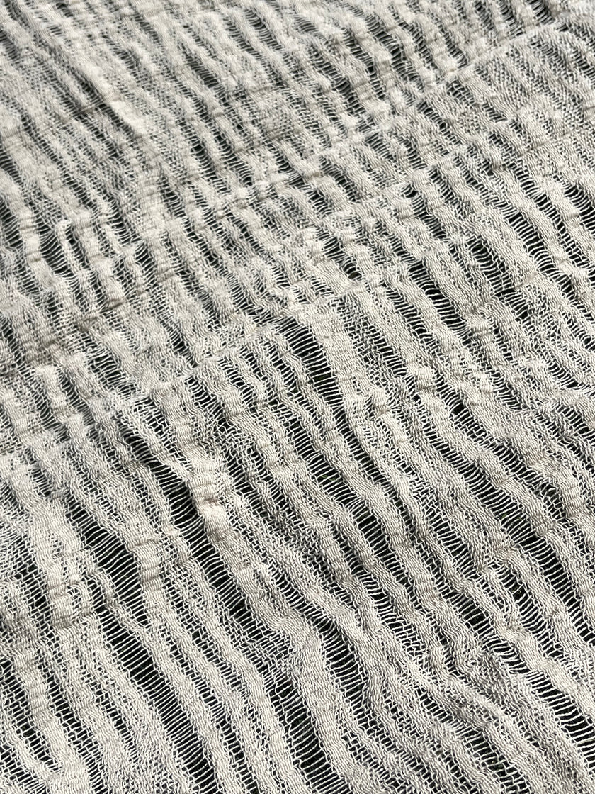 Nötr Dokulu Türk Pamuğu Buruşuk Kumaş: Kimono Yaz Elbiseleri, Yenidoğan Kıyafetleri İçin Benzersiz Kalite | Tül, Şeffaf ve Esnek Seçenekler